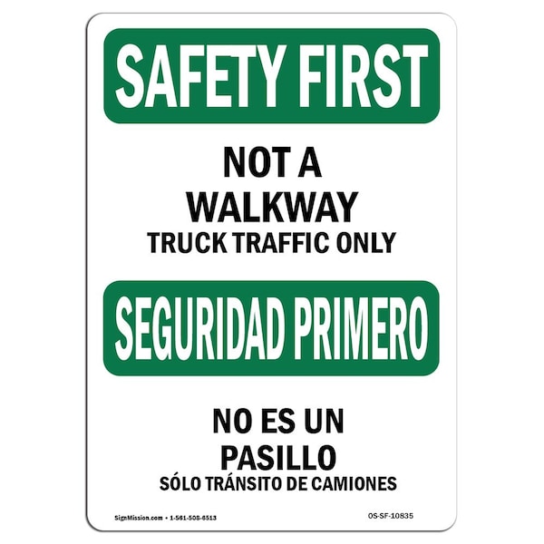 OSHA, 3.5" Height, 5" Width, Decal, 5" W, 3.5" H, Landscape, PK10, OS-SF-D-35-L-10835-10PK